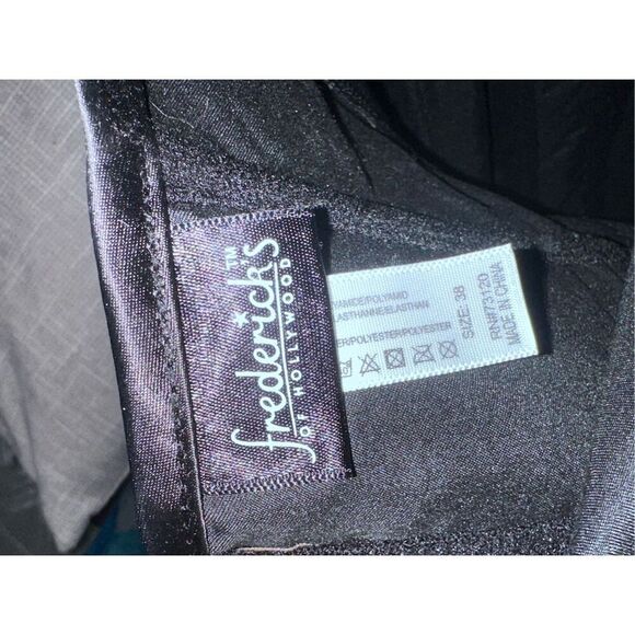 Beautiful Fredericks of Hollywood Dream Corset Size 38 / Black with floral print - Picture 6 of 7